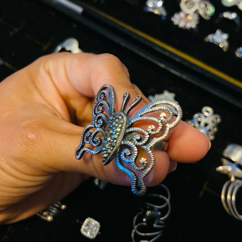 Sterling silver rings - Picture 3 of 8